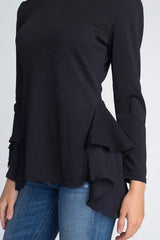 Long Sleeve Ruffle Top