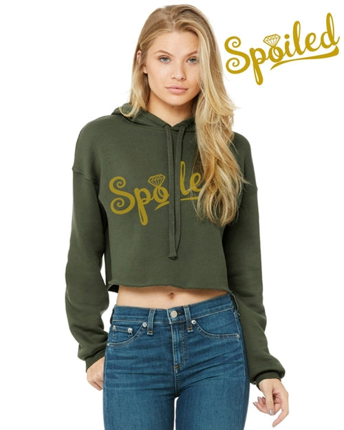 Spoiled Crop Top Hoodie