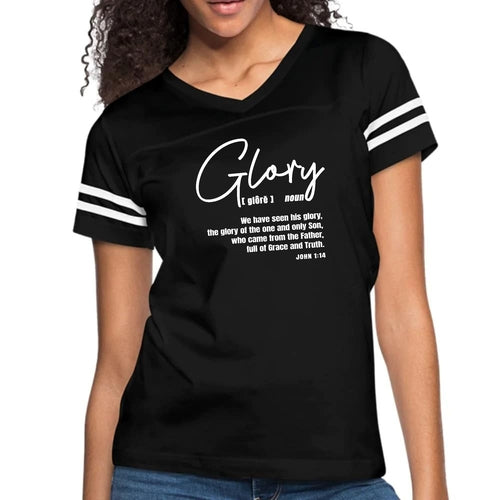 Vintage Sport Graphic T-shirt - Glory - Christian Inspiration