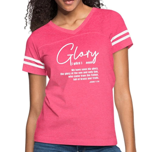 Vintage Sport Graphic T-shirt - Glory - Christian Inspiration